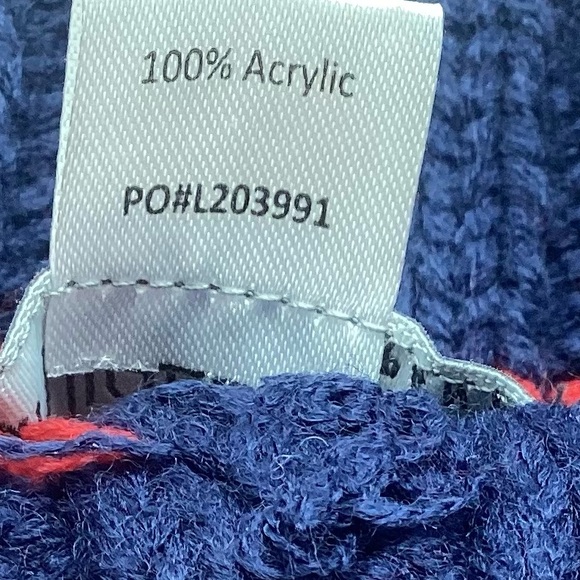 San Diego Hat Co. Knit Rainbow Stripe Beanie with Faux Fur Pom NWT (Size: OSFM) - Picture 7 of 9